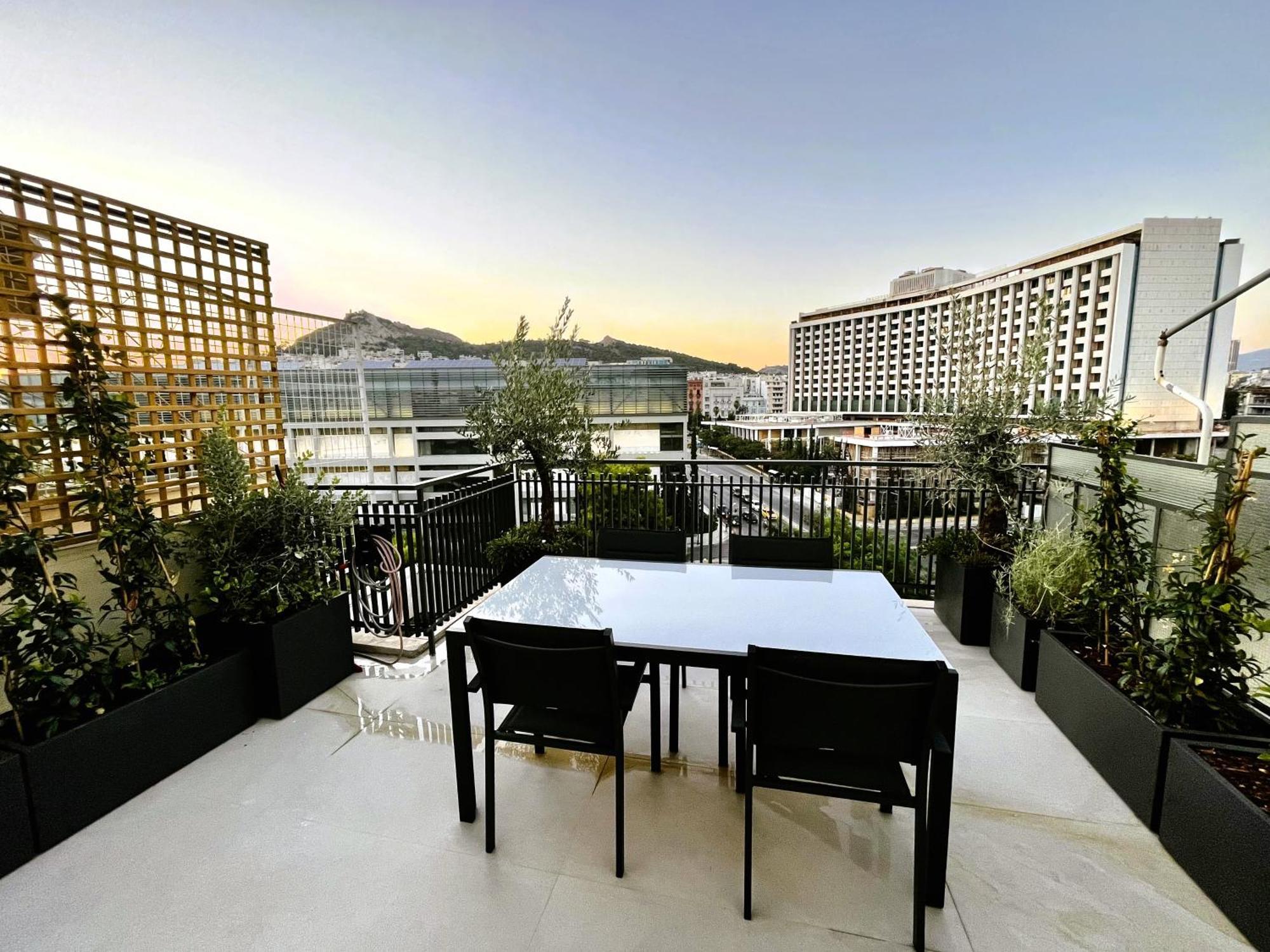 Athena Blue Lux Apartments 2Br 2Ba With City Skyline View, Near Kolonaki Athens Exterior photo